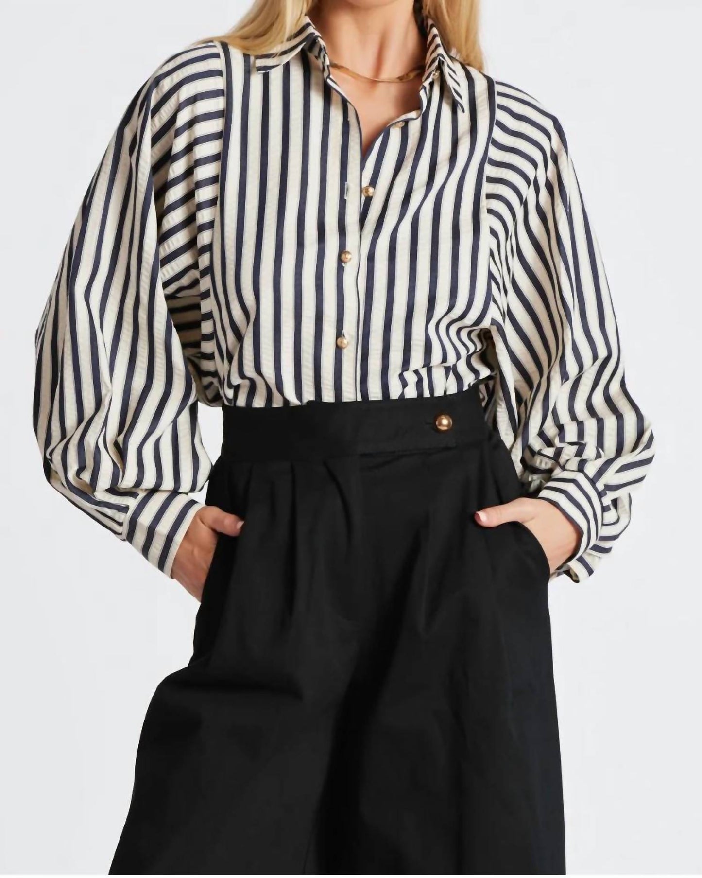 Bishop + Young - Aly Dolman Sleeve Striped Top