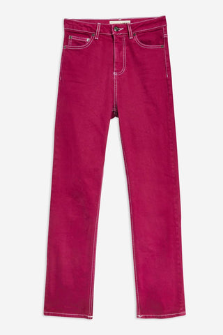 Topshop - Jeans Motocicleta Jamie de perna reta e tornozelo