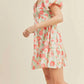 &Merci - Floral Sweetheart Mini Dress
