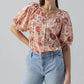 Sanctuary - BUBBLE SLEEVE BOHO BLOUSE