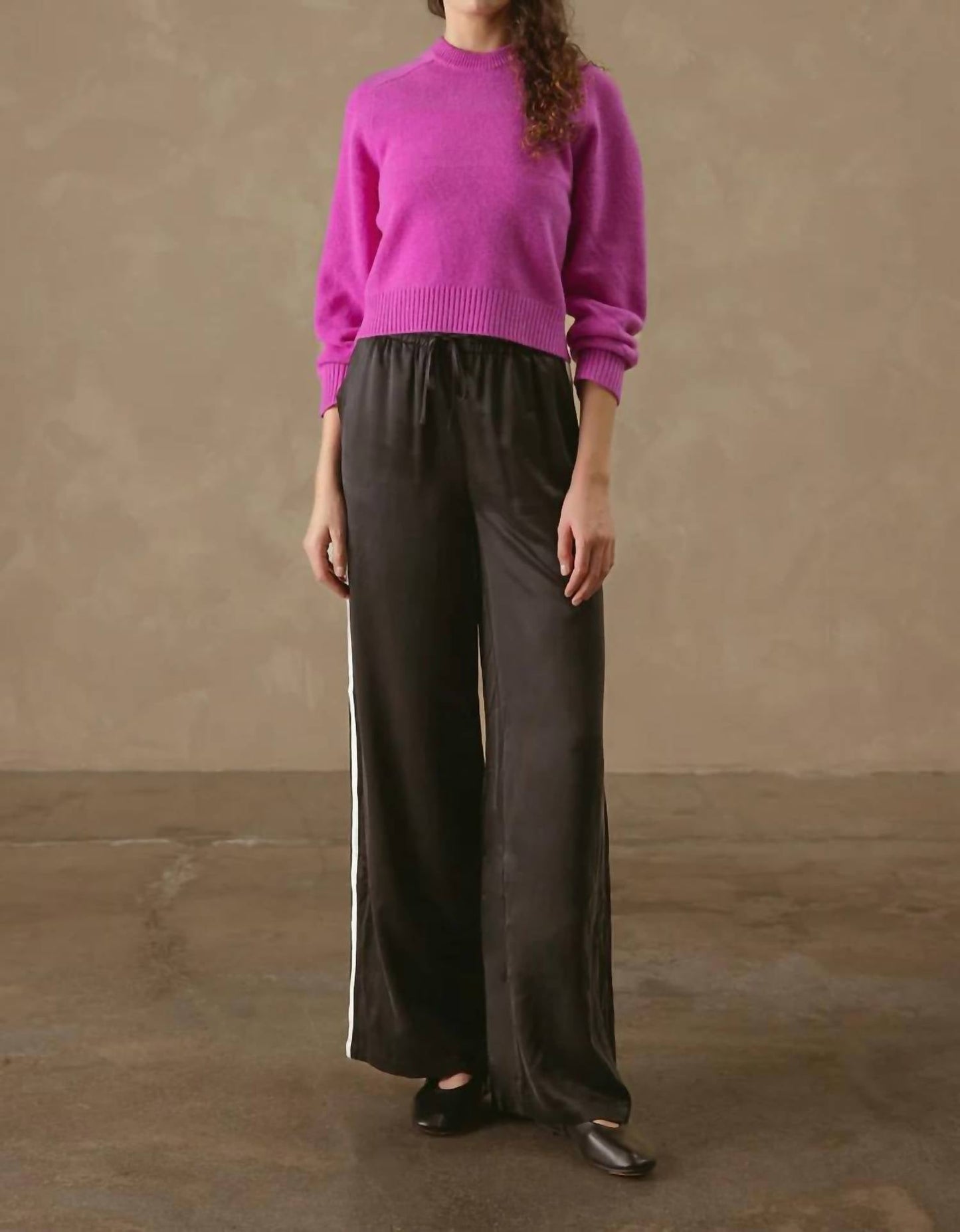 27 Miles Malibu - Alyson Cropped Cashmere Crewneck Sweater