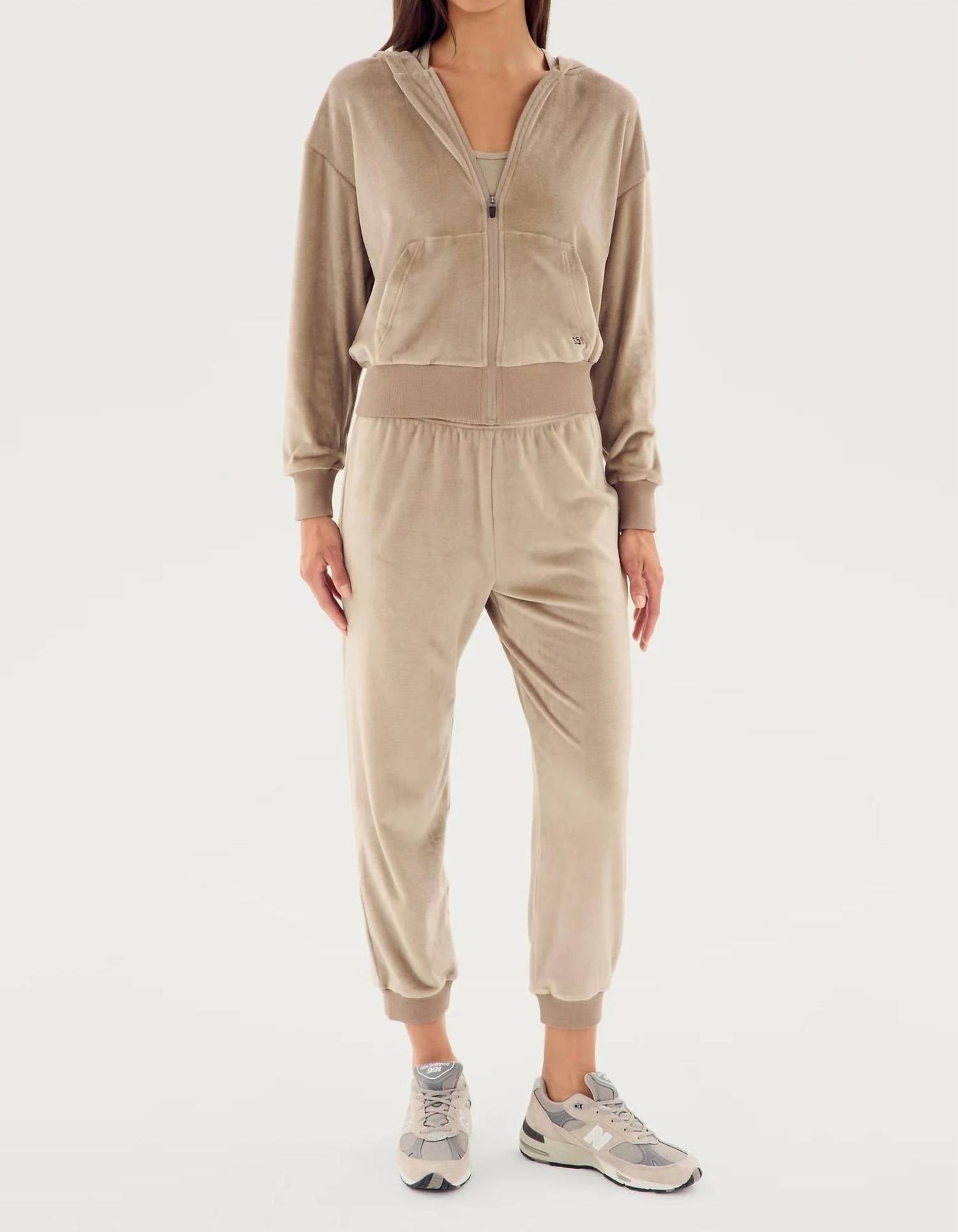 Splits59 - Rhys Velour Zip Up Hoodie