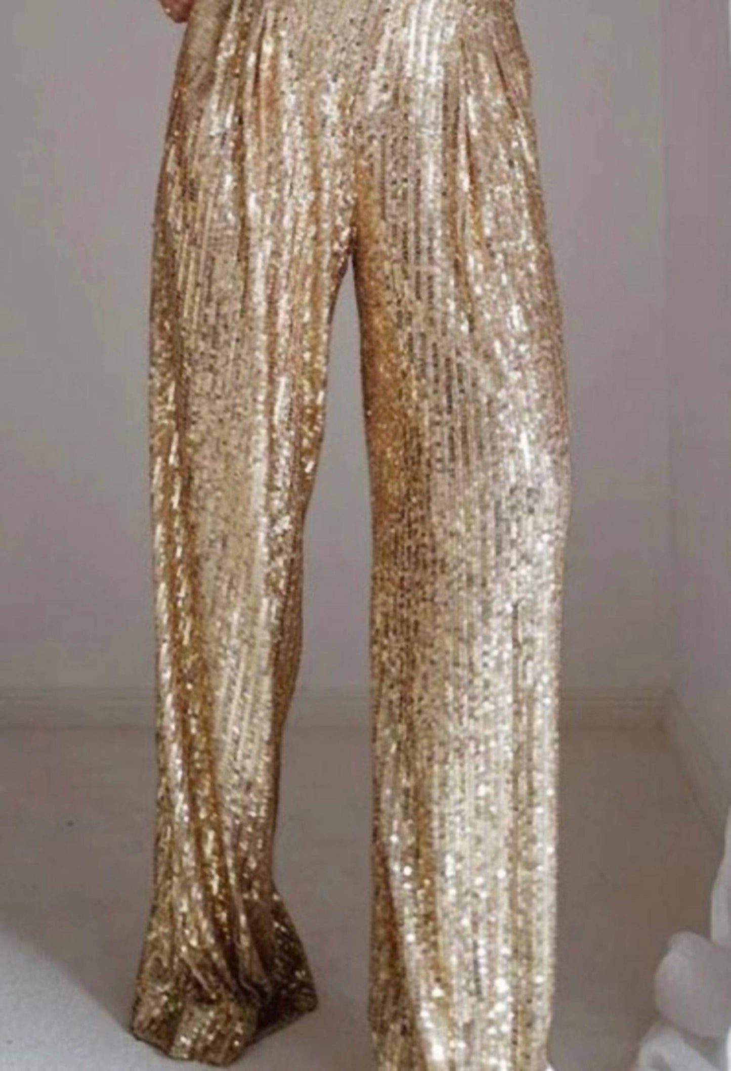 Wisteria Lane - Sequin Wide Leg Pants