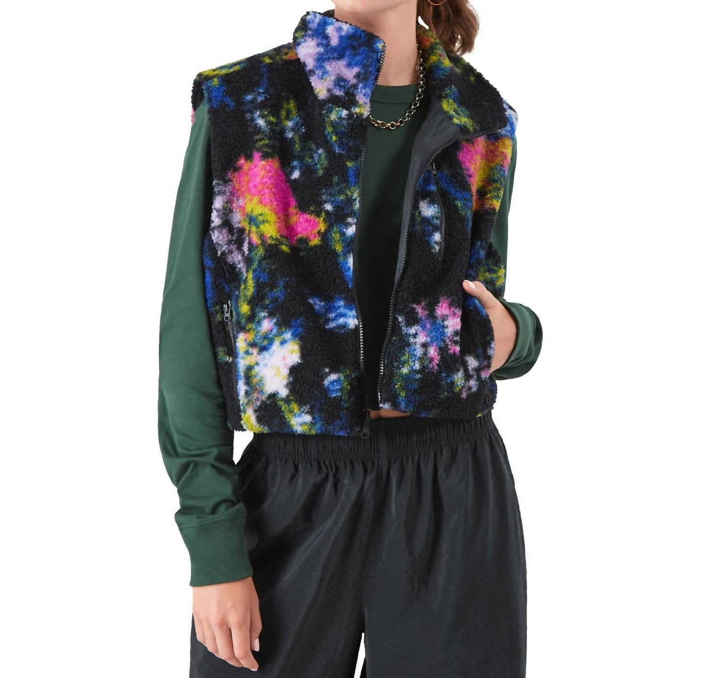 Champion - Colete reversível French Terry feminino