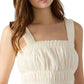 Steve Madden - Gabrielle Smocked Peplum Top