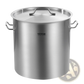 53qt Stainless Steel Stockpot with Lid and Handles