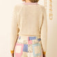 Alix Of Bohemia - Liza Sorbet Crochet Top