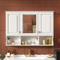Modern Wall Mounted Mirror Medicine Cabinet With Open Shelves