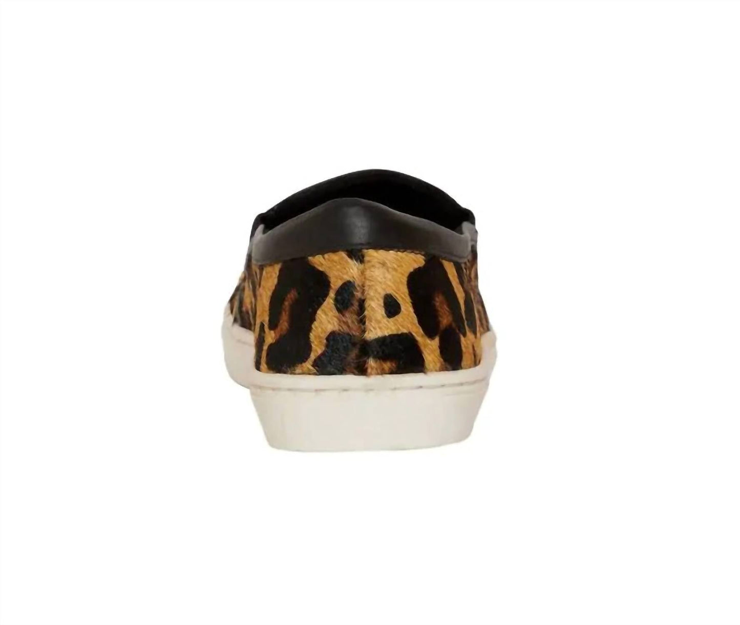 Myra - Women's Leather Leopard Hair On Hide Slip On Sneakers