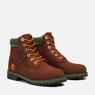 Timberland - Botas impermeáveis ​​femininas premium em nobuck de 6 polegadas