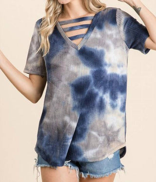 Bibi - Blusa Harmony com Tiras Tie Dye