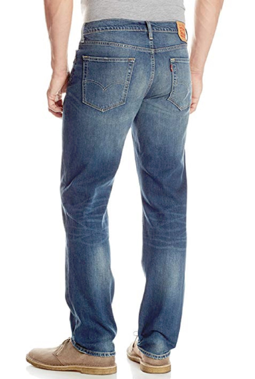 Calça jeans Levi's 541 Athletic Fit para meninos, tamanho 10 regular, com lavagem em terra