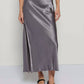 Nation Ltd - Maribel Bias Slit Midi Skirt