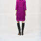 Joseph Ribkoff - Bubble Textured Cowl Neck Cocoon Dress
