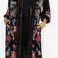 Johnny Was - Tiarei Velvet Bishop Sleeve Kimono Coat