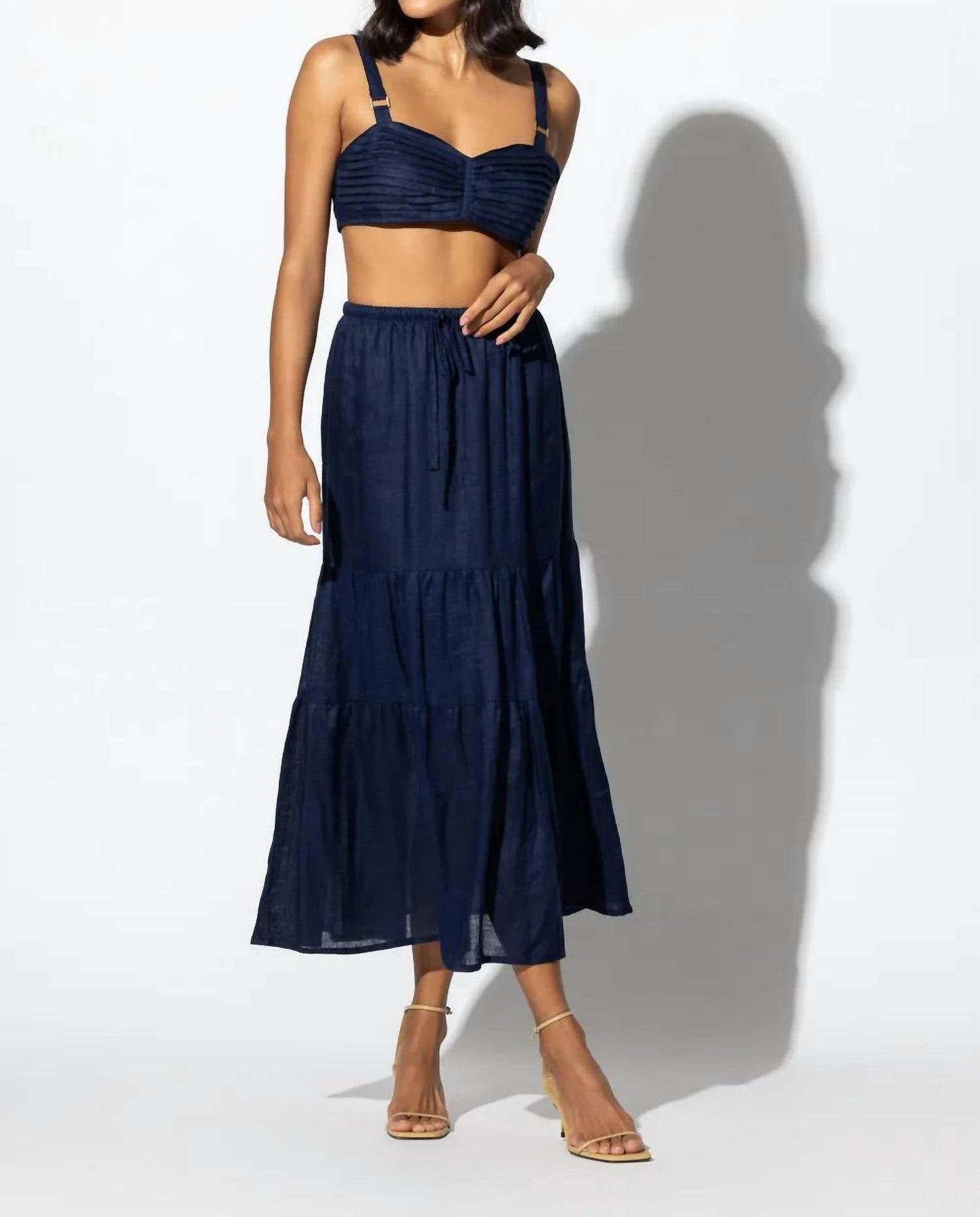 Lusana - Pintuck Bra