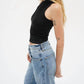 Lna - Double Layer Lurex Rib Sleeveless Top