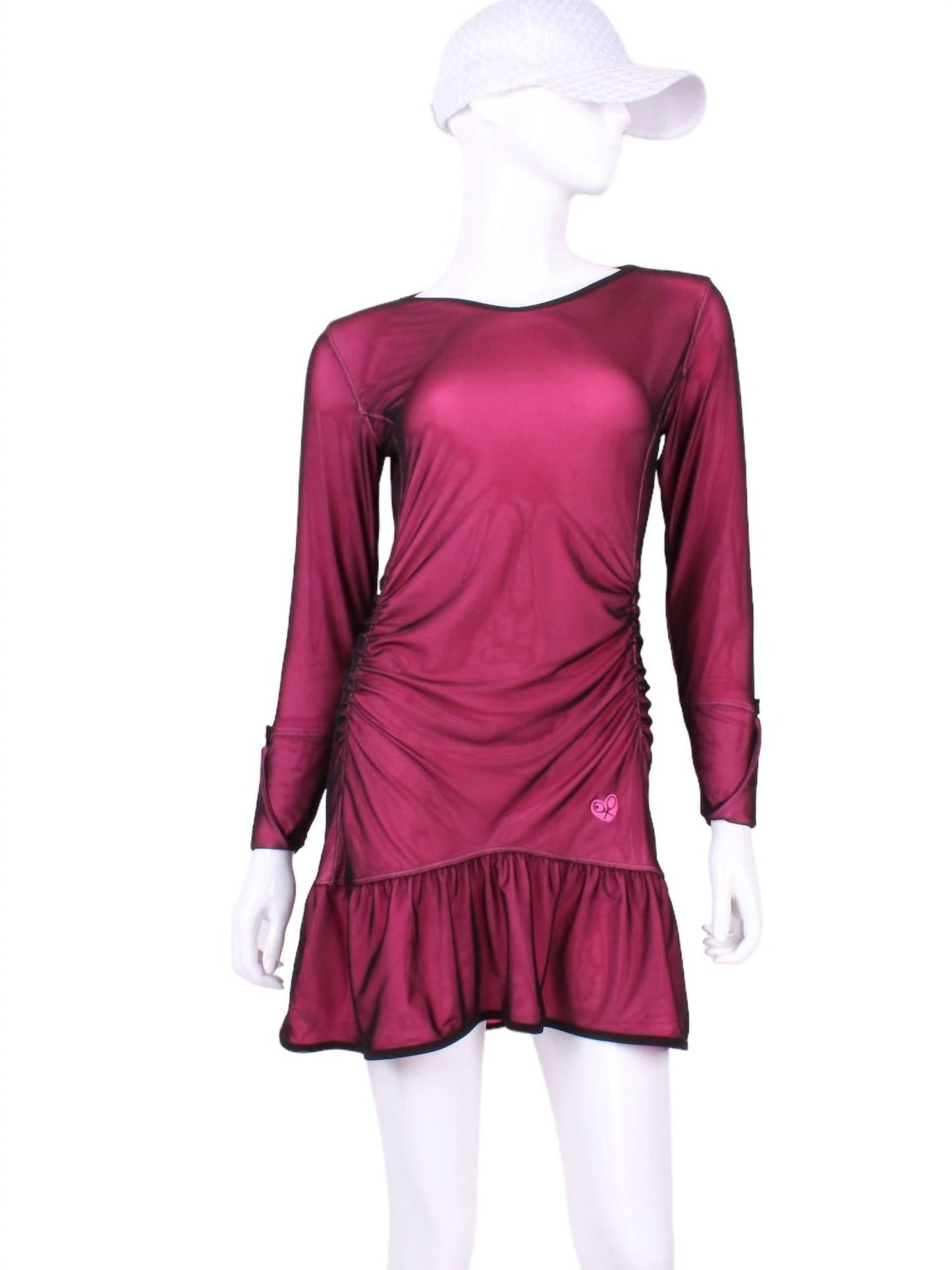 Love Love Tennis - Long Sleeve Vee Monroe Dress