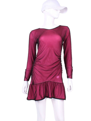 Love Love Tennis - Vestido Vee Monroe de manga comprida