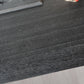 Modern Black Wood Storage Cabinet with Embossed Door