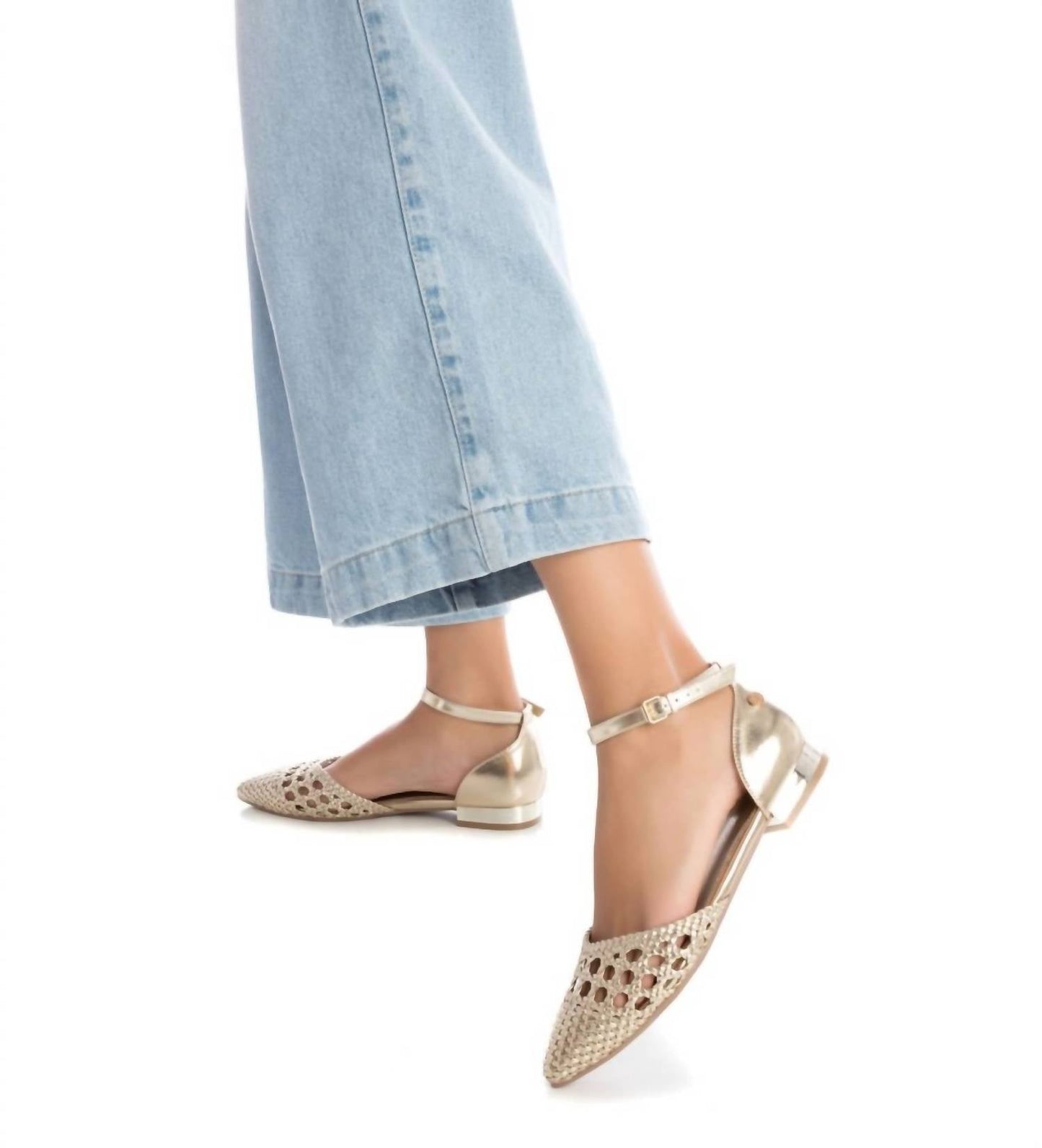 Xti - Women's Low Heel Ballerina Sandal