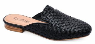 Calçados Corkys - Mulas femininas Weave It To Beaver Slip-on