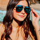 Julia Rose - Unisex The Alex High Quality Aviator Sunglasses