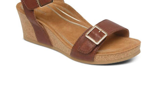Aetrex - LEXA QUARTER STRAP WEDGE SANDAL