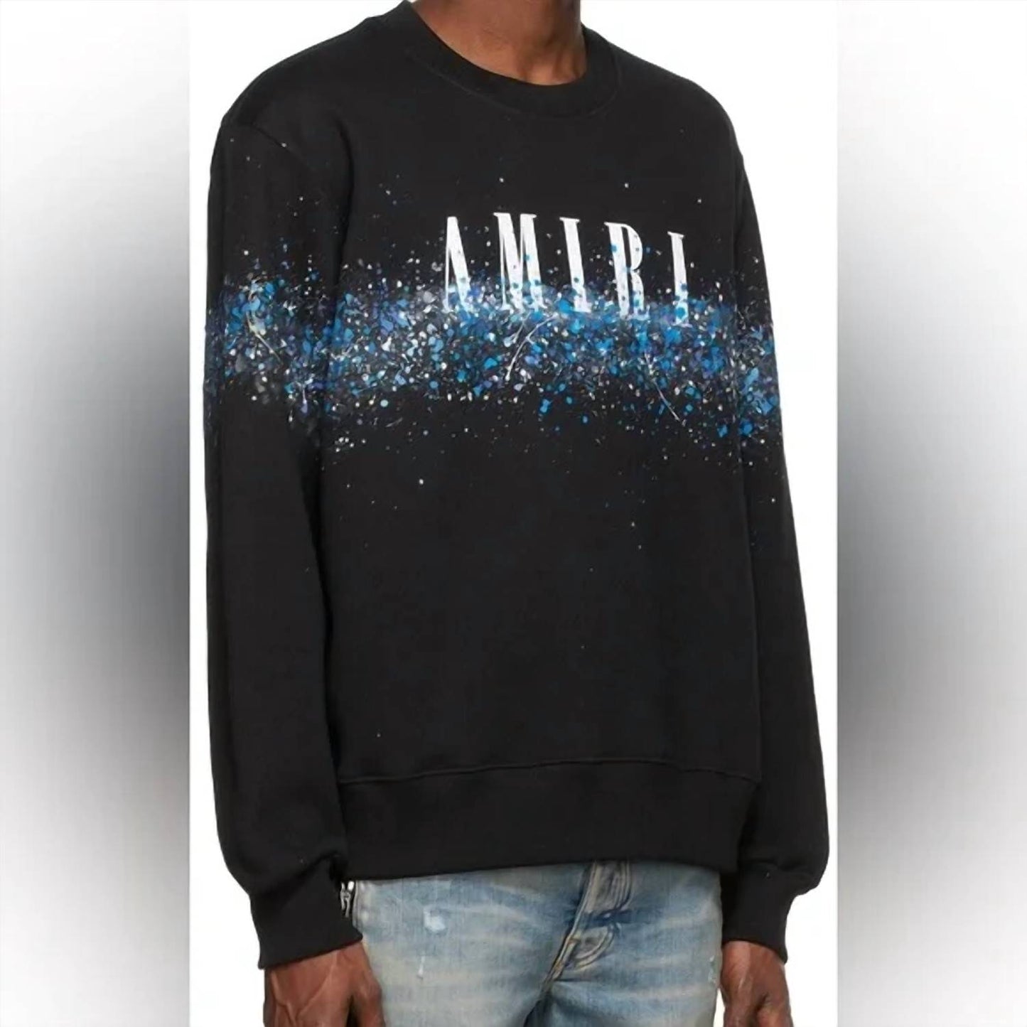 Amiri - Core Crystal Painter Crewneck Sweater