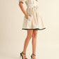 Klesis - Cream Noir Mini Dress
