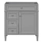 Bathroom Vanity With 2 Drawers and Tip-Out Drawer Storage Cabinet