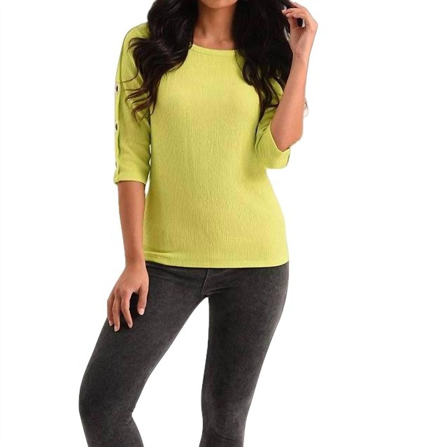French Kyss - Janelle Grommet Sleeve Top