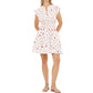 Oliphant - Smocked Waist Roll Sleeve Mini Dress