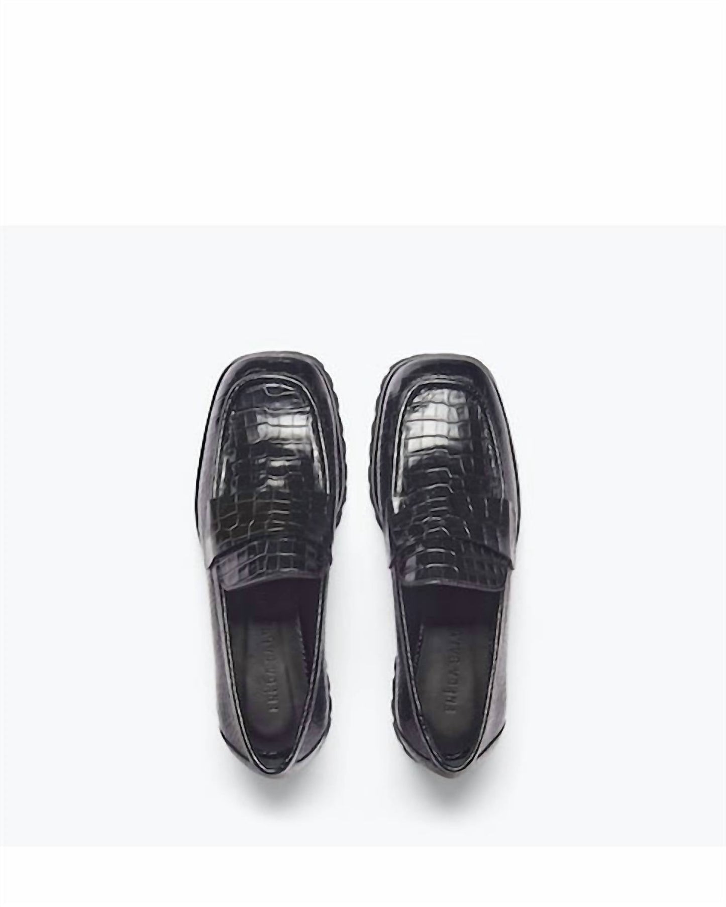 Freda Salvador - Women's Hana Croc Embossed Loafers