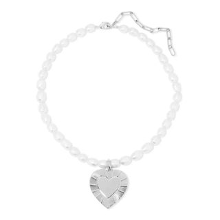 Eklexic - Colar feminino com pingente de pérola e Hildegard