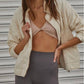 By Together - Quilted Mineral Washed Jacket
