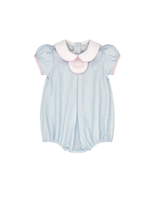 Lullaby Set - Girl's Timeless Tab Bubble Romper
