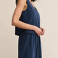Z Supply - Solace V-neck Jersey Denim Tank Top