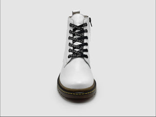 Kcr Group - Botas femininas de couro premium com zíper