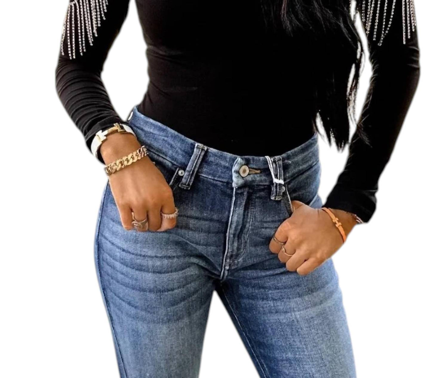 Bibi - All You Need Rhinestone Bodysuit