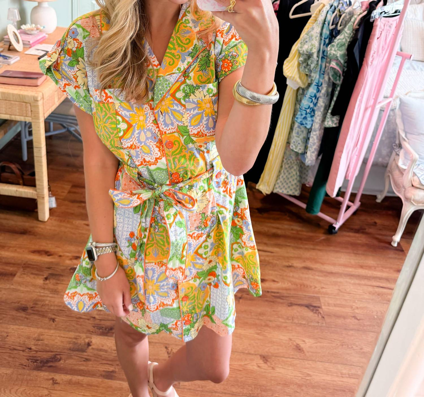 &Merci - Boho Button Down Dress