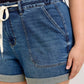 Judy Blue - High Waist Cuff Jogger Shorts - Plus