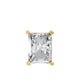 Aamiaa - Women's Radiant Shape 4 Prong Push Back Studs