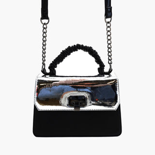 Like Dreams - Bolsa transversal vegana metálica Blaze feminina