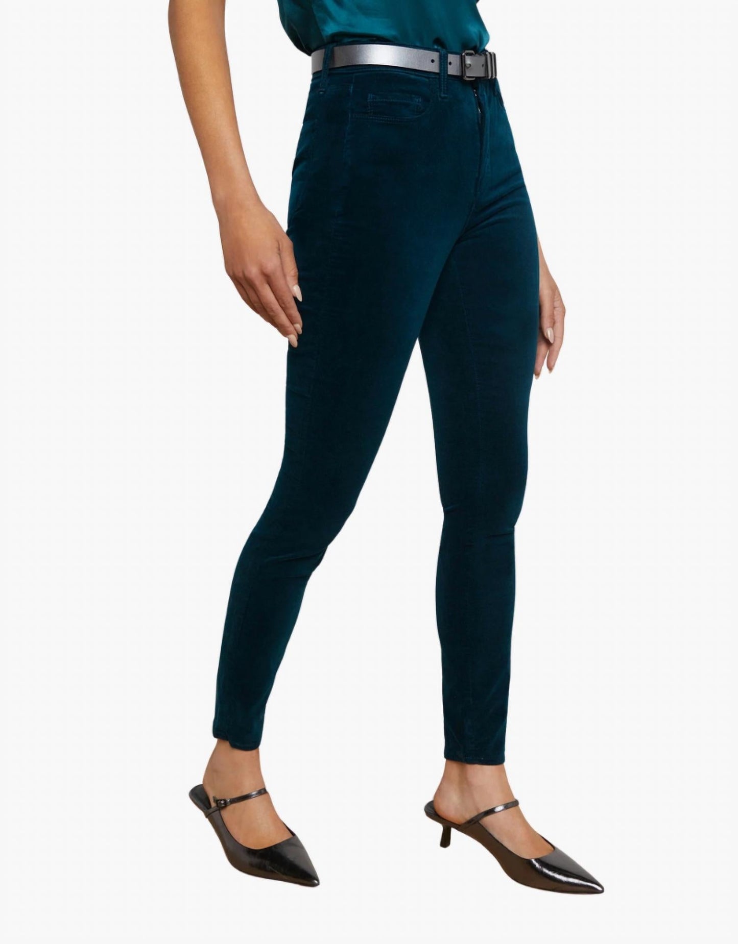 L'Agence - Monique Velvet Skinny Jeans