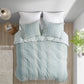 Full/Queen 3 Piece Cotton Jacquard Duvet Cover Set