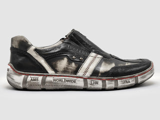 Kcr Group - Sapatos masculinos confortáveis ​​de couro sem cadarço