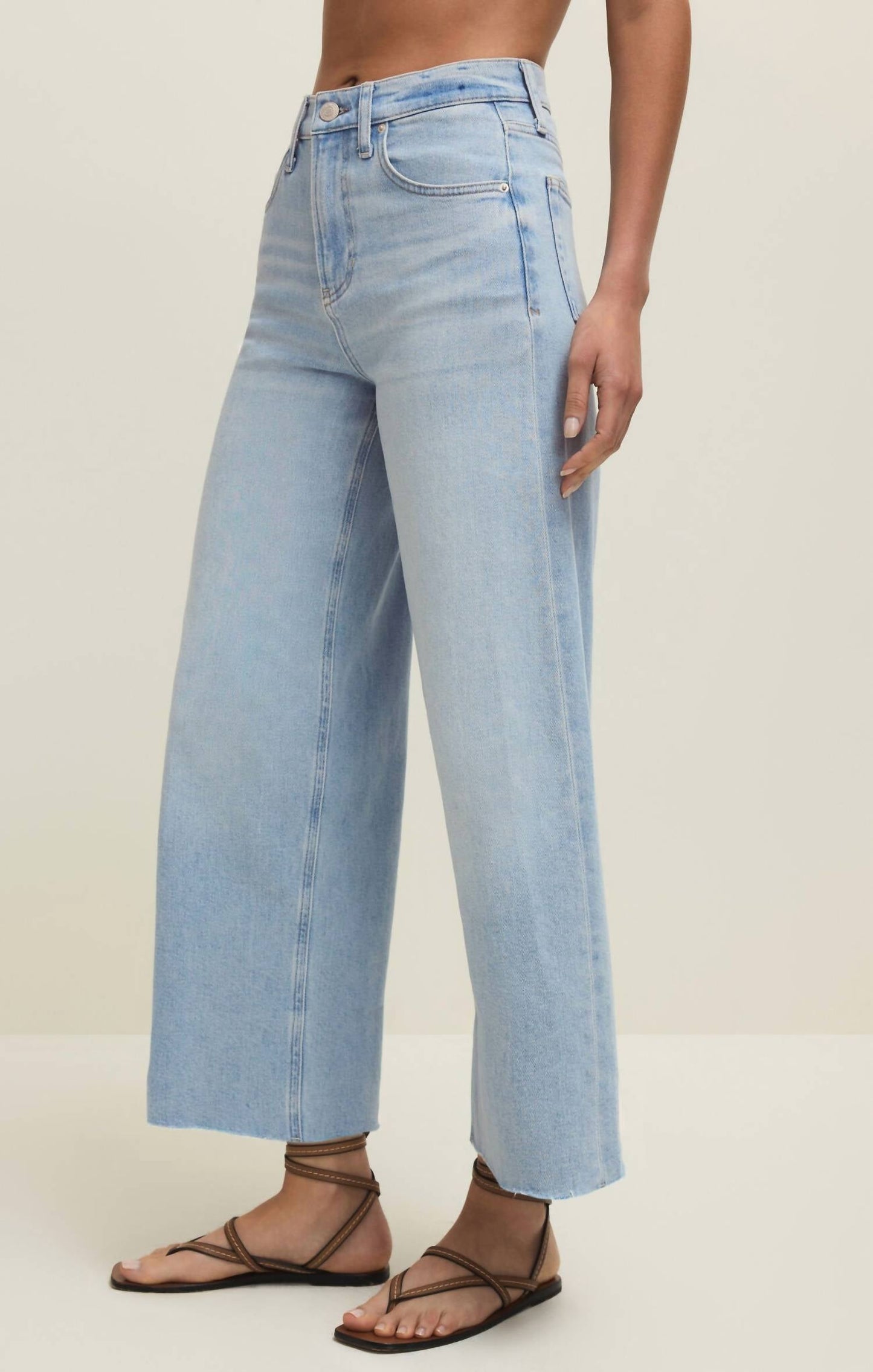 Z Supply - Nova Crop High Rise Wide Leg Jeans