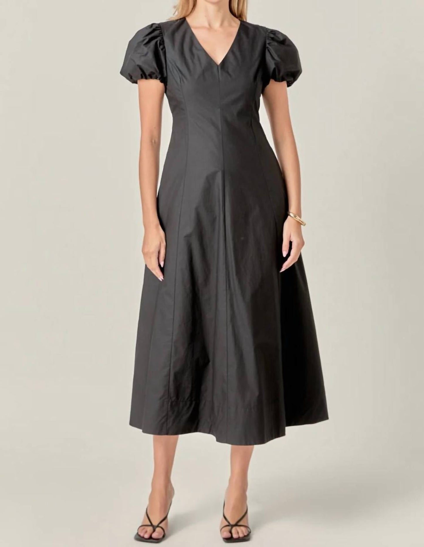 English Factory - Women's Deep V Maxi Dress