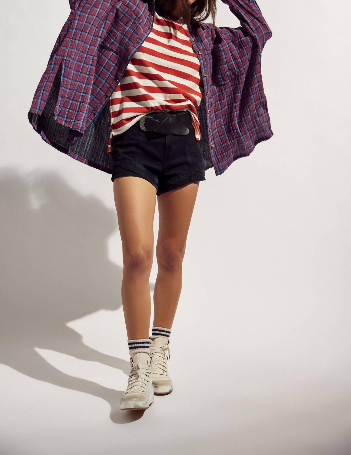 Free People - Cardiff Plaid Button Down Shirt